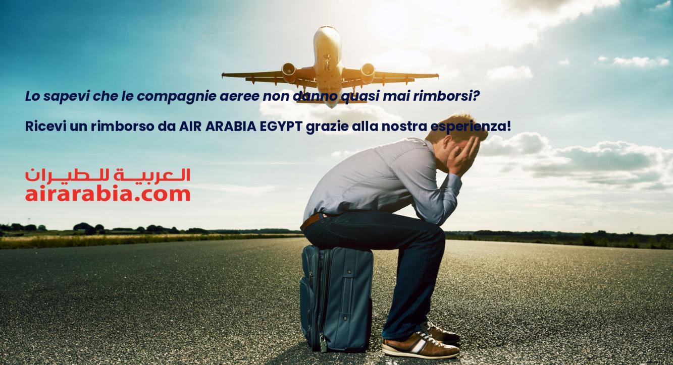 rimborso voli air arabia egypt